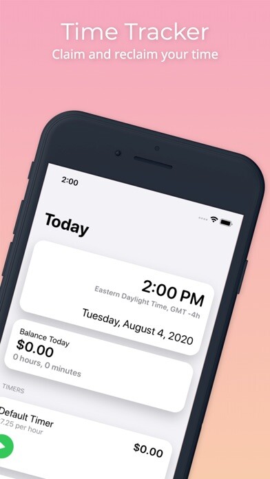 Emulate iPhone app Time Tracker: Manage your time using MyAndroid