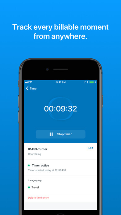 Emulate iPhone app Time Tracking for Lawyers using MyAndroid Emulate iPhone app Time Tracking for Lawyers using MyAndroid