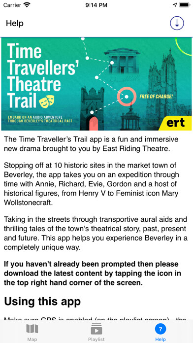 Emulate iPhone app Time Traveller’s Theatre Trail using MyAndroid Emulate iPhone app Time Traveller’s Theatre Trail using MyAndroid
