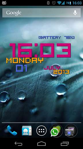 Run android online APK Timewall Clock Wallpaper free from MyAndroid or emulate Timewall Clock Wallpaper free using MyAndroid