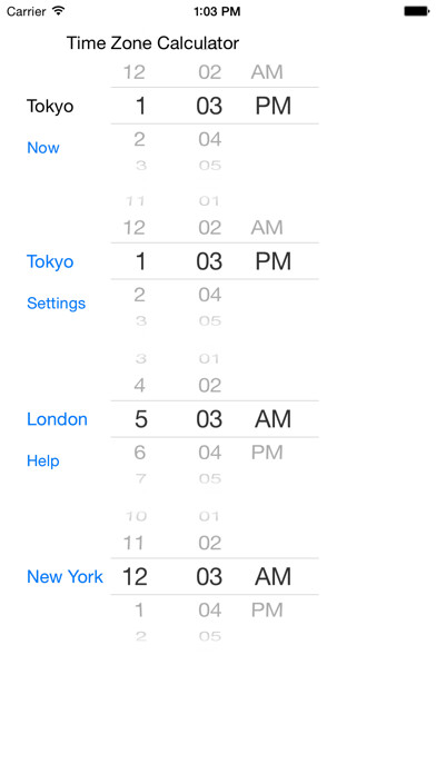 Emulate iPhone app Time Zone Calculator using MyAndroid Emulate iPhone app Time Zone Calculator using MyAndroid