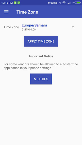 Run android online APK Time Zone Changer from MyAndroid or emulate Time Zone Changer using MyAndroid