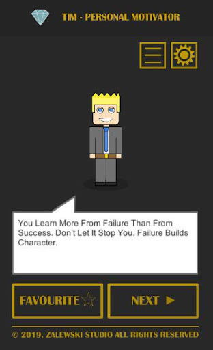 Run android online APK Tim - personal motivator from MyAndroid or emulate Tim - personal motivator using MyAndroid