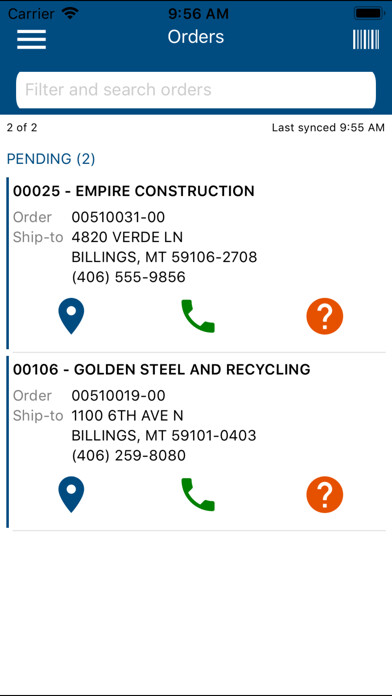 Emulate iPhone app TIMS Delivery using MyAndroid