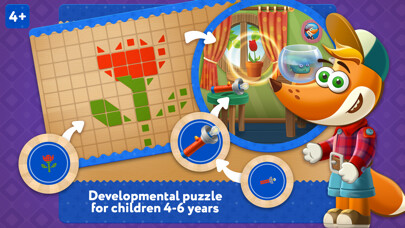 Emulate iPhone app Tim the Fox - Mosaic using MyAndroid