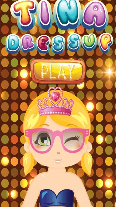 Emulate iPhone app Tina Dress up Makeover Games: Beauty Princess! Fashion Free For Baby And Little Kids Girls using MyAndroid