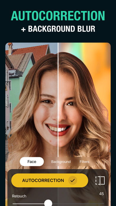 Emulate iPhone app Tingo: AI Face Editor Retouch using MyAndroid