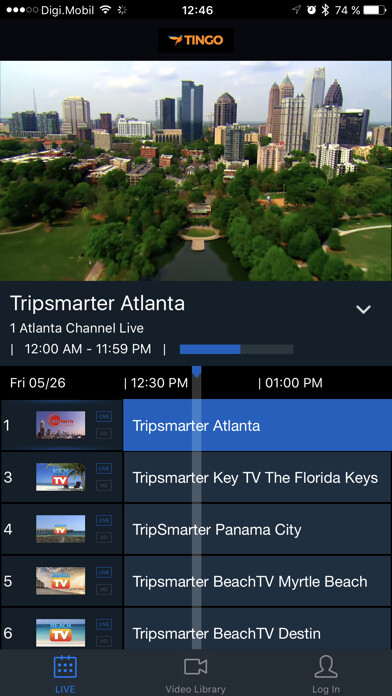 Emulate iPhone app Tingo TV using MyAndroid