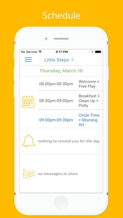 Emulate iPhone app TingrBells App For Teachers using MyAndroid
