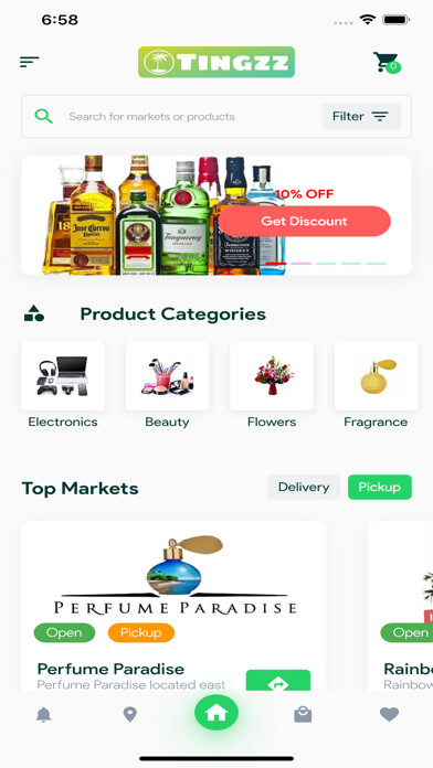 Emulate iPhone app Tingzz - Shopping App using MyAndroid Emulate iPhone app Tingzz - Shopping App using MyAndroid