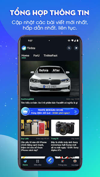 Run android online APK Tinh tế (Tinhte.vn) from MyAndroid or emulate Tinh tế (Tinhte.vn) using MyAndroid