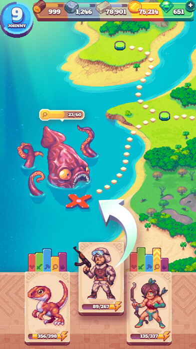 Emulate iPhone app Tinker Island 2: Survival using MyAndroid