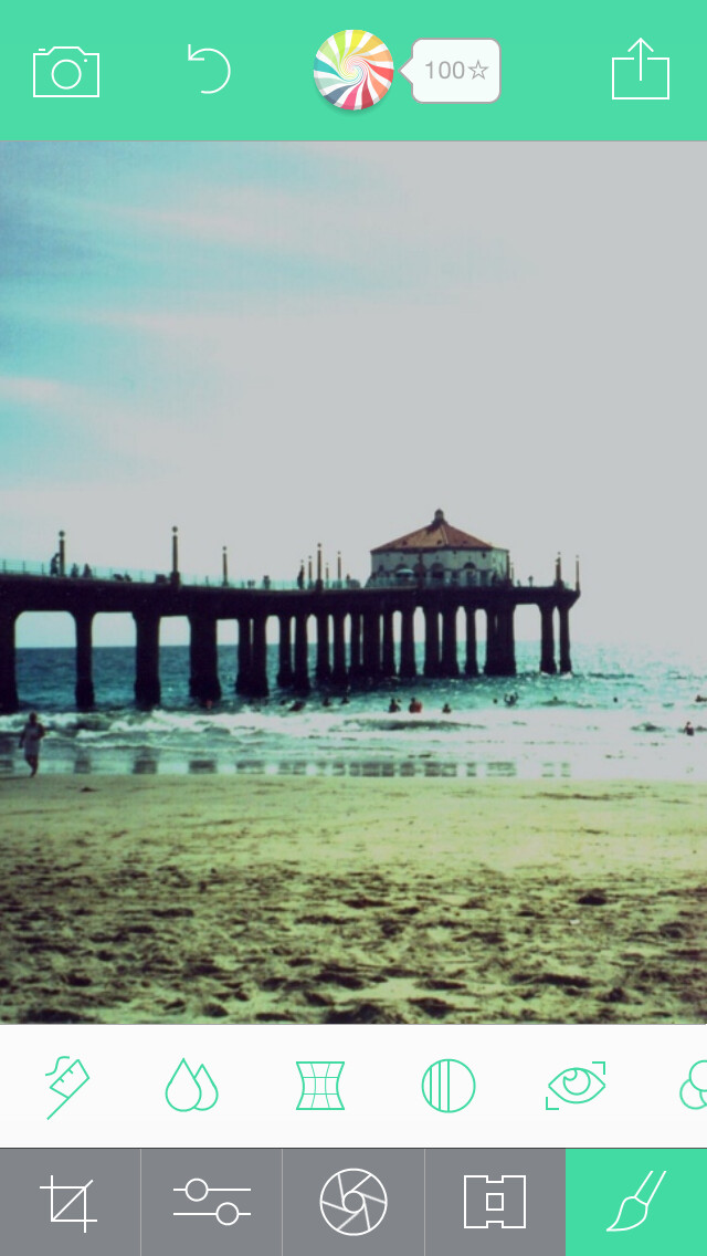 Emulate iPhone app Tint Mint - Full Res. Photo Editor with Filter Effects for Instagram and Facebook Images using MyAndroid