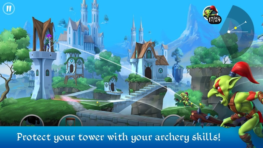 Emulate iPhone app Tiny Archers using MyAndroid
