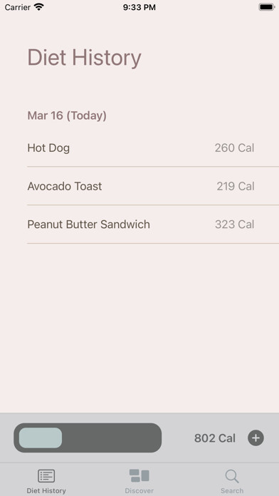 Emulate iPhone app TinyDiet using MyAndroid