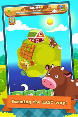 Emulate Android APK Tiny Farm Planet - Rural Farming Clicker Game
