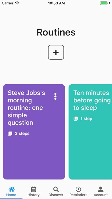 Emulate iPhone app Tinygain - Habits and routines using MyAndroid Emulate iPhone app Tinygain - Habits and routines using MyAndroid