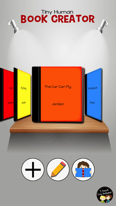Emulate iPhone app Tiny Human Book Creator using MyAndroid
