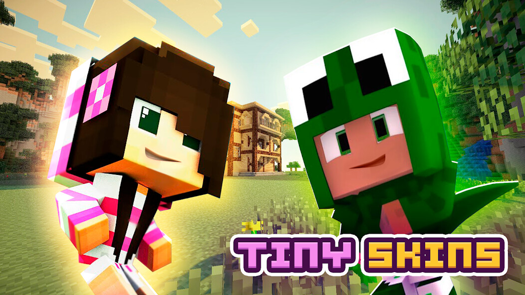 Run android online APK Tiny skins for Minecraft ™ from MyAndroid or emulate Tiny skins for Minecraft ™ using MyAndroid