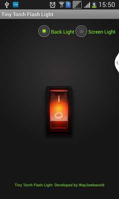 Emulate Android APK Tiny Torch Flash Light