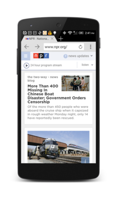 Emulate Android APK Tiny Web Browser Emulate Android APK Tiny Web Browser