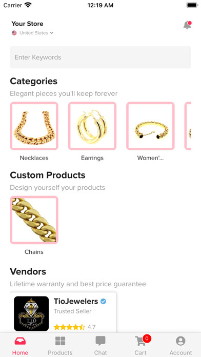 Emulate iPhone app TioJewelers using MyAndroid Emulate iPhone app TioJewelers using MyAndroid