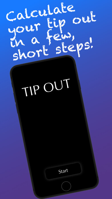 Emulate iPhone app Tip Out: Tip Pool Allocator using MyAndroid
