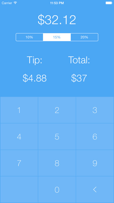 Emulate iPhone app Tipper - Smart Rounder using MyAndroid Emulate iPhone app Tipper - Smart Rounder using MyAndroid