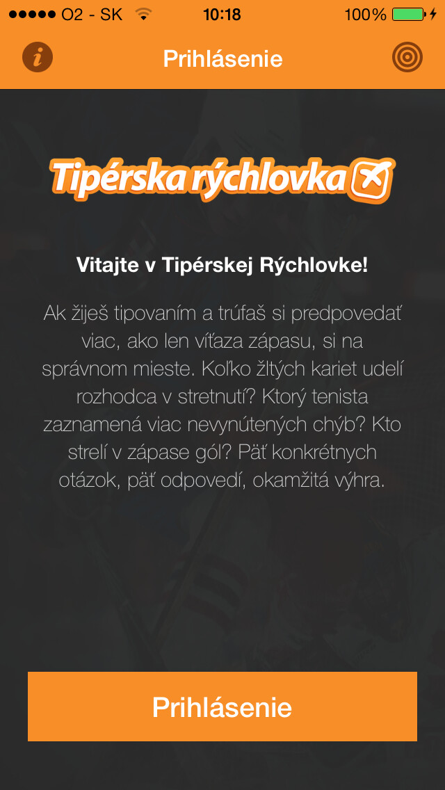 Emulate iPhone app Tipérska rýchlovka using MyAndroid Emulate iPhone app Tipérska rýchlovka using MyAndroid