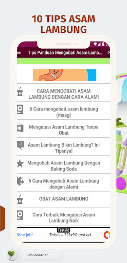 Run android online APK Tips Alami Atasi Asam Lambung from MyAndroid or emulate Tips Alami Atasi Asam Lambung using MyAndroid