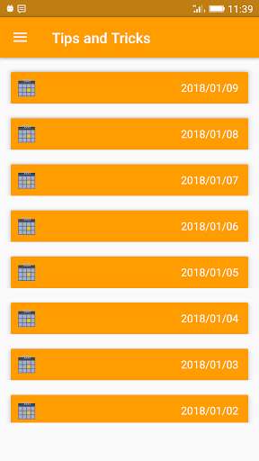 Run android online APK Tips and tricks of the day from MyAndroid or emulate Tips and tricks of the day using MyAndroid