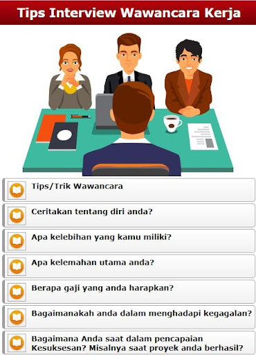 Run android online APK Tips Interview Wawancara Kerja from MyAndroid or emulate Tips Interview Wawancara Kerja using MyAndroid