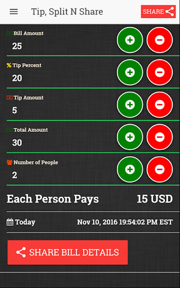Emulate Android APK Tip Split N Share Calculator Emulate Android APK Tip Split N Share Calculator