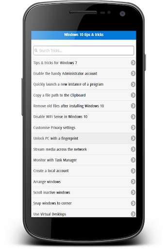 Run android online APK Tips & Tricks for PC from MyAndroid or emulate Tips & Tricks for PC using MyAndroid