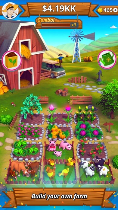 Emulate iPhone app Tip Tap Farm using MyAndroid