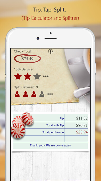 Emulate iPhone app Tip Tap Split using MyAndroid Emulate iPhone app Tip Tap Split using MyAndroid