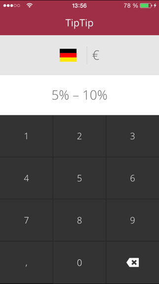 Emulate iPhone app TipTip – Tip Calculator using MyAndroid Emulate iPhone app TipTip – Tip Calculator using MyAndroid