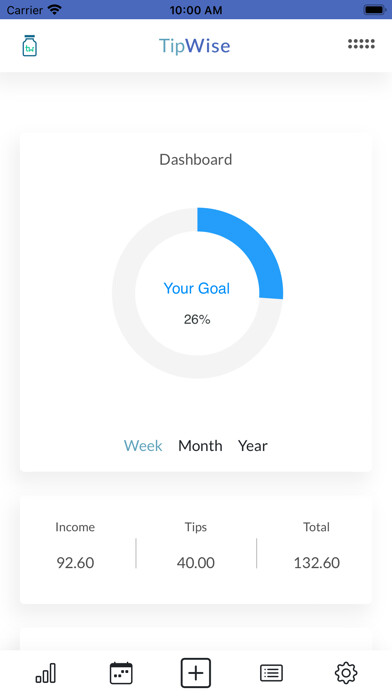 Emulate iPhone app Tipwise - Tip Tracker using MyAndroid Emulate iPhone app Tipwise - Tip Tracker using MyAndroid