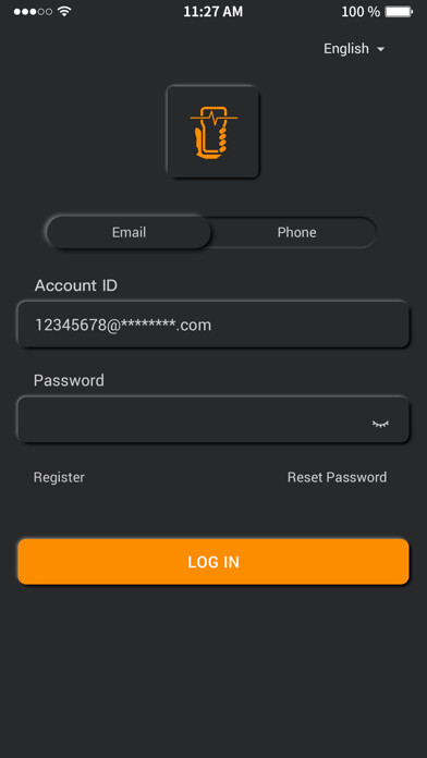 Emulate iPhone app Tire Scanner Leadshub using MyAndroid