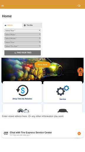 Run android online APK TireXpress from MyAndroid or emulate TireXpress using MyAndroid