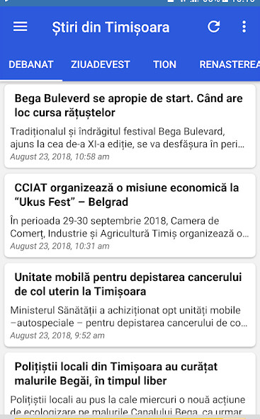 Run android online APK Știri locale Timișoara from MyAndroid or emulate Știri locale Timișoara using MyAndroid Run android online APK Știri locale Timișoara from MyAndroid or emulate Știri locale Timișoara using MyAndroid