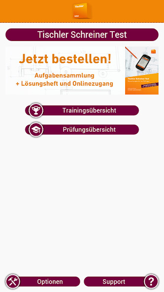 Run android online APK Tischler Schreiner-Test from MyAndroid or emulate Tischler Schreiner-Test using MyAndroid