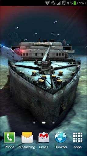 Run android online APK Titanic 3D Pro live wallpaper from MyAndroid or emulate Titanic 3D Pro live wallpaper using MyAndroid
