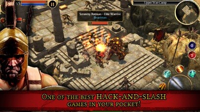 Emulate iPhone app Titan Quest HD using MyAndroid