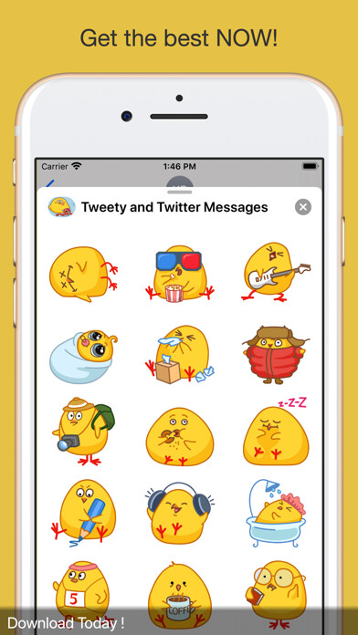 Emulate iPhone app Titi Birds Messages using MyAndroid
