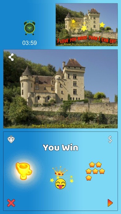 Emulate iPhone app Titicaca Puzzle using MyAndroid