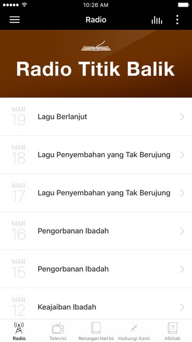 Emulate iPhone app Titik Balik using MyAndroid