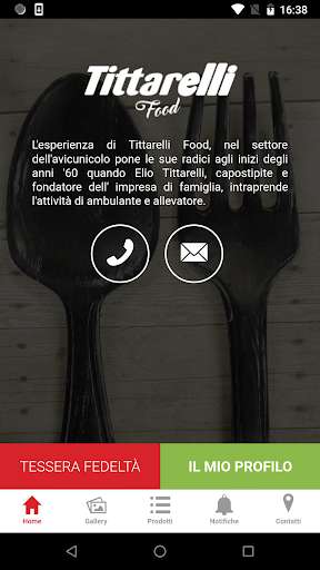 Run android online APK Tittarelli Food from MyAndroid or emulate Tittarelli Food using MyAndroid