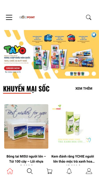 Emulate iPhone app Tiêu Dùng Thông Thái using MyAndroid