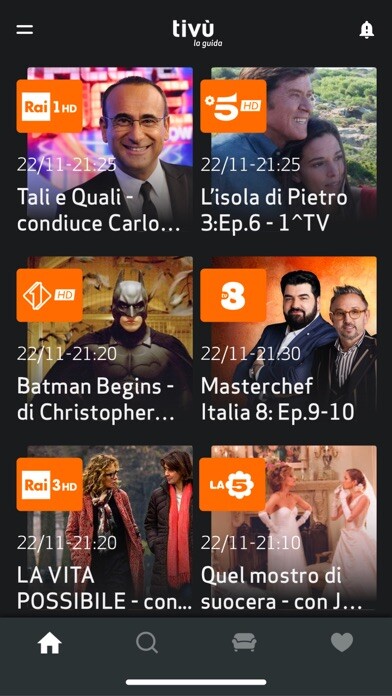 Emulate iPhone app Tivù la Guida: programmi tv using MyAndroid Emulate iPhone app Tivù la Guida: programmi tv using MyAndroid